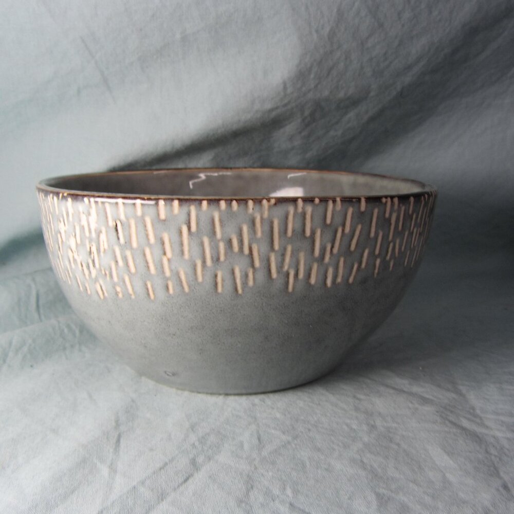Soup Cereal Bowl Jasper Gray Meritage (w2269)